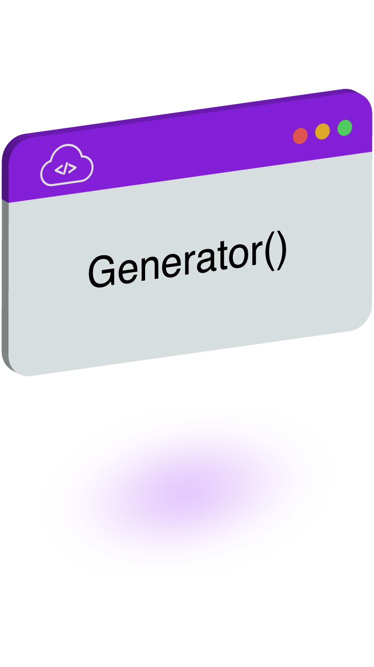 Generator Code Block asset